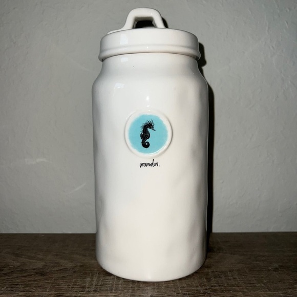 Rae Dunn sea life/coastal canister set - Picture 2 of 12